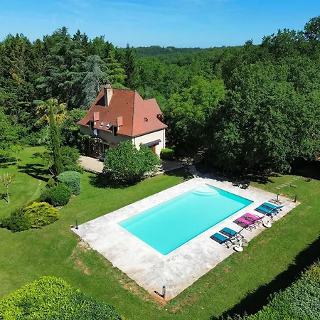 Propriété Périgourdine Pour 8 Avec Piscine Et Wifi - Fr-1-824-24 Hébergement de vacances Saint-Chamassy